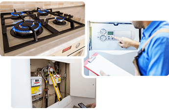 Landlord gas safety certificate check up in a London property