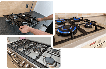 Cooker repair service in a London property