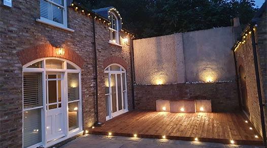 Outdoor lights installation