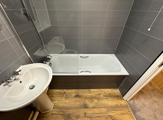 Bathroom installation project in South West London