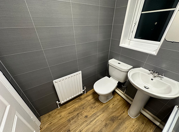 South West London bathroom refurbishment project in final stage