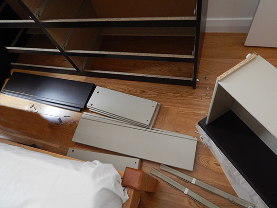 Furniture assembly service in a Central London property