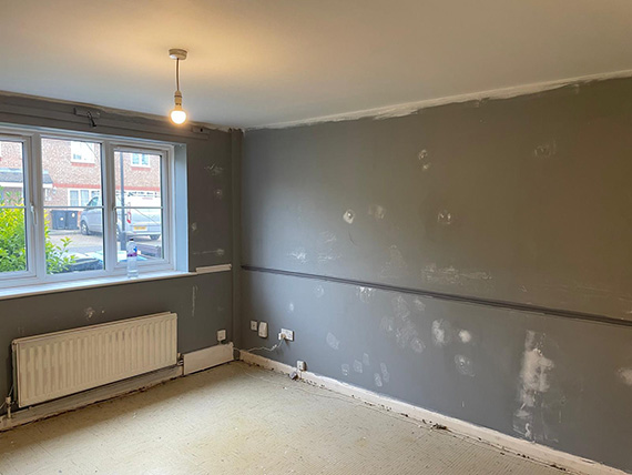 Before starting a house painting project in Central London